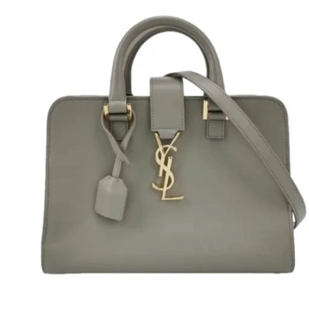 Saint Laurent
Monogram Cabas leather handbag